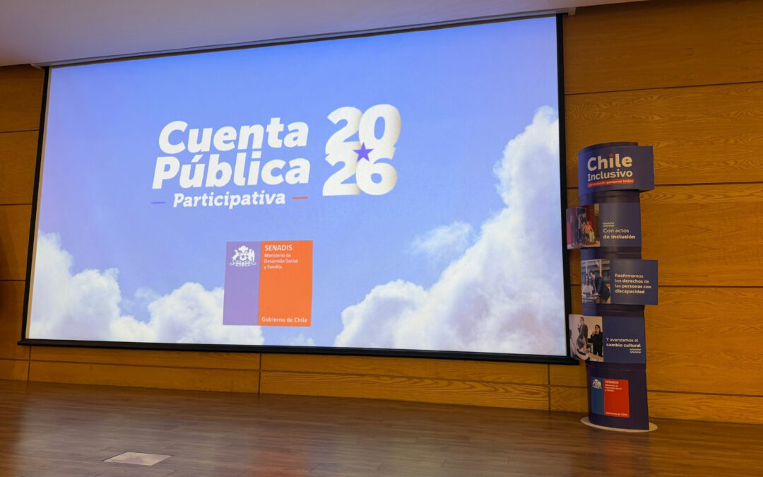 Participamos en la Cuenta Pública Participativa de SENADIS para contribuir en la nueva Política Nacional de Discapacidad